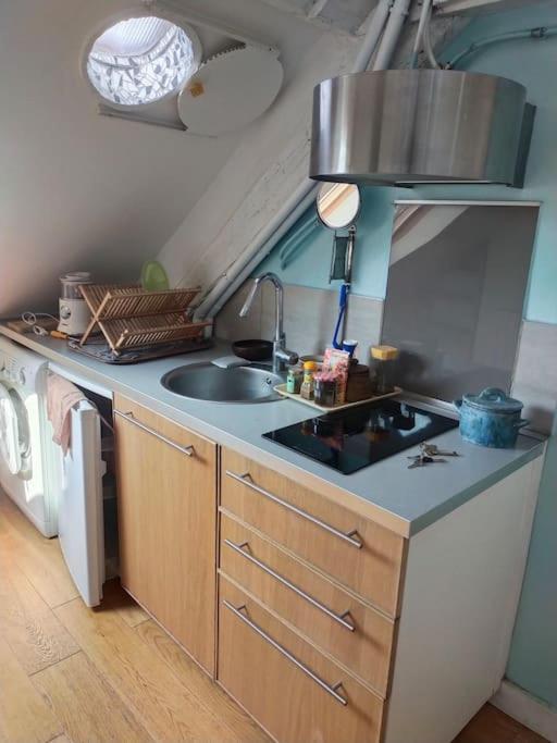 Studio Sous Les Toits Et Mezzanine - Vincennes Esterno foto